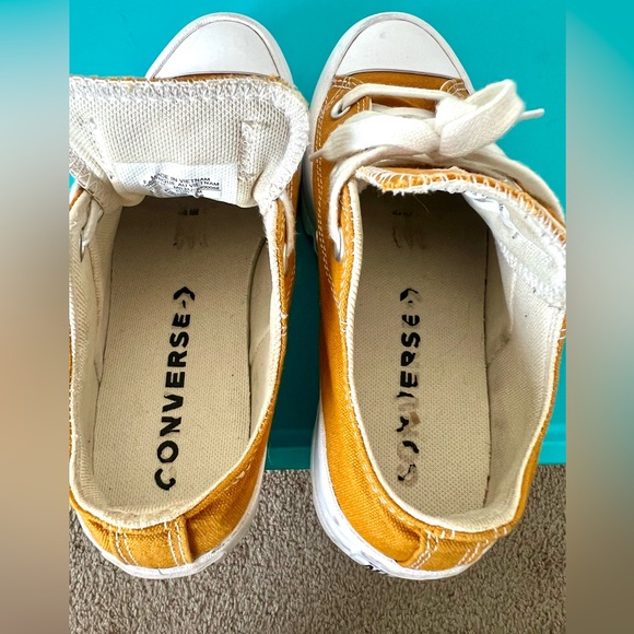 Converse Chuck Taylor All Star Platform Canvas, Yellow, Sz 5.5/22.5cm - Picture 6 of 8